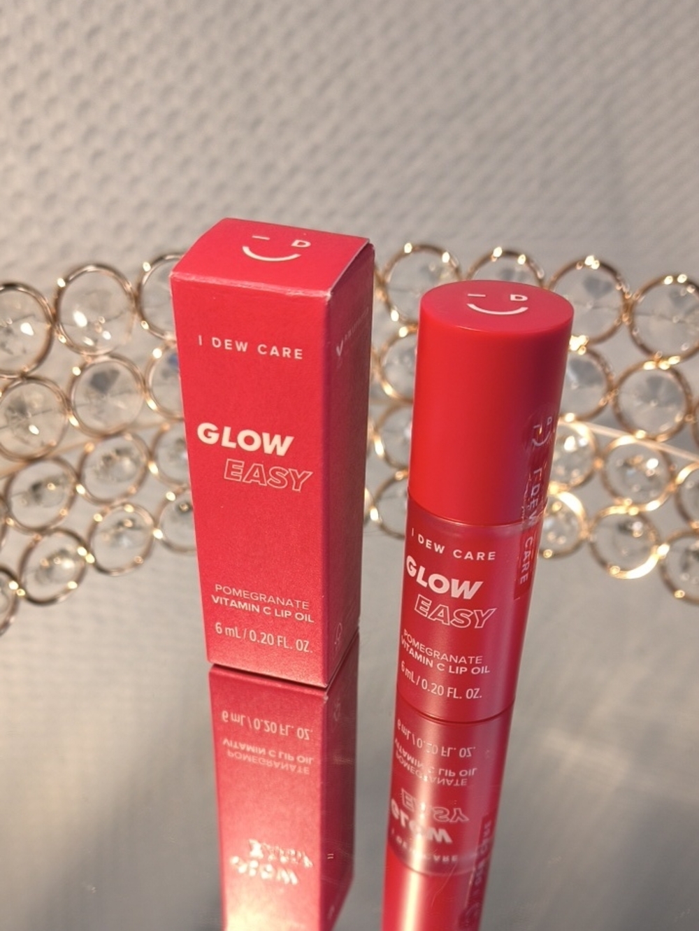 I Dee Care Glow Easy Pomegranate Vitamin C Lip Oil —